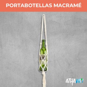 Porta Botellas Macramé
