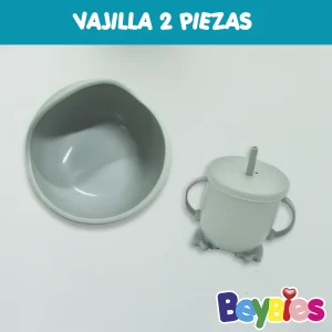 VAJILLA EN SILICONA - ALIMENTO PARA BEBÉS