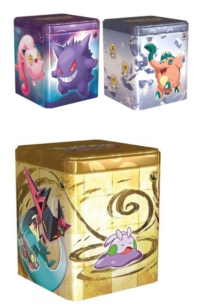 Lata apilable cartas pokemon surt.