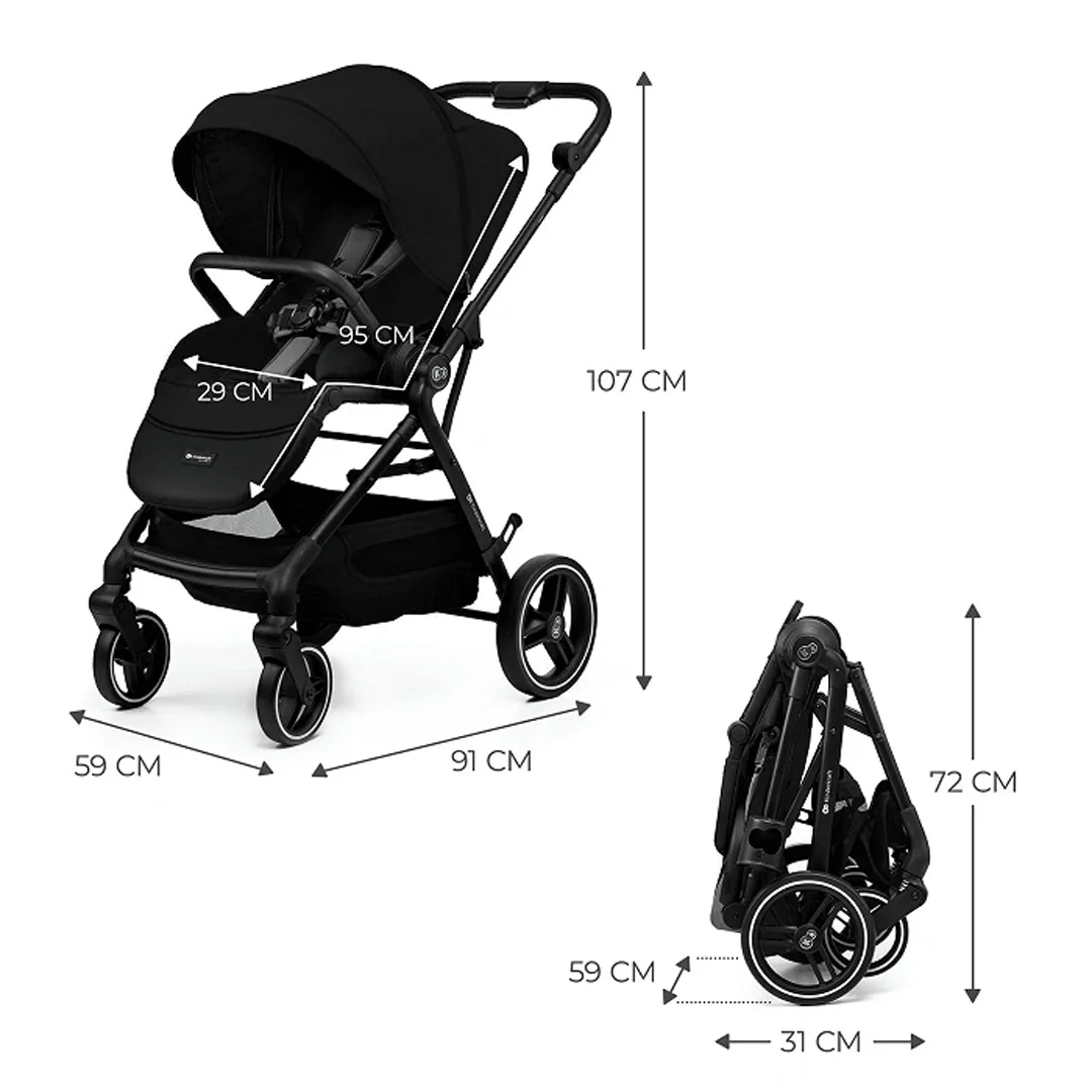 Kinderkraft Travel System Yoxi - Negro - Imagen 3